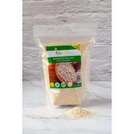 Amaranto inflado 230g 100% natural, grano entero, libre de GMO's, sin gluten, sin pesticidas, ni insecticidas.