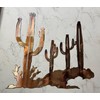Arizona Cactus Metal Wall Art - Copper Plated - 16"