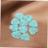 Healeved Healeved 10pcs 20mm Natural Polished Heart Shaped Turquoise Stones