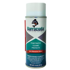 Barracuda™ Triple Action Lubricant - Rust Remover and Rustproofer, Metal Corrosion Reducer & Cleaner, Frees Seized Fasteners & Bolts, Door Hinge & Lock Lubricant Spray (11 oz, Pack of 1)