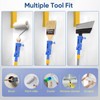 Extendable Paint Brushes Holder with 160° Adjustable Angle & 1m
