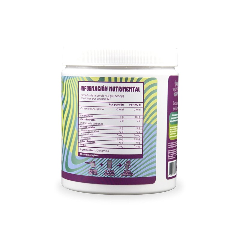 MUNCHIES LAB | GLUTAMINA 300G | 60 SERVICIOS | SABOR