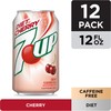 7UP Diet Cherry Flavored Lemon Lime Soda, 12 Fl Oz