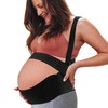 GLIDESMOOTH Pregnancy Belly Band, Shoulder Strap Belly Support Brace, Pregnancy