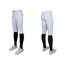 Girls Youth Professional Softball Pants, Knee-High Length Classic Fit Style Softball Girls Pants, Durable & Stylish Girls Softball Pants in White