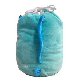 Marushin 3245012300 Mascot Blanket with Drawstring Sanrio Hangyodon, Fluffy Hangyodon, Approx. H 27.6 x W 39.4 inches (70 x 100 cm), Cute, Fluffy, Stylish, Cold Protection