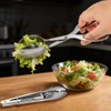 3‑Pack Stainless Steel Kitchen Serving Tongs for Buffet Party Catering