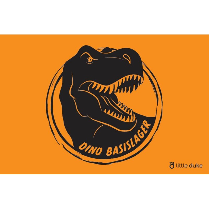 Flag Dino Base Camp 90 x 60 cm (Orange)