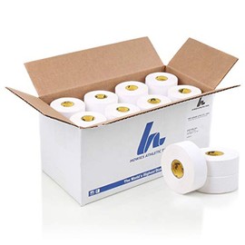 White Athletic Tape Bulk - 24 Rolls 1" x 15yd Pro Grade Strength Sports Tape, Easy Tear, No Sticky Residue! Single Roll World's Highest Quality for Athletes and Medical Trainers (45 Feet)