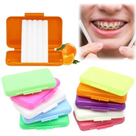 Orthodontic Wax for Braces, 10 Pieces Orthodontic Relief Wax, Dental Wax for Braces, Braces Wax, Wax for Braces