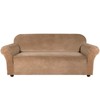Turquoize Velvet Sofa Slipcover Stretch Extra Large Couch Covers for