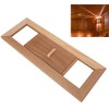 Air Ventilation Panel, Cedar Sauna Vent Cover Wood Adjustable Steam