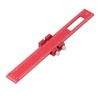 8in Woodworking Marking Ruler Multifunctional Aluminum Alloy Portable Woodworking Scribing