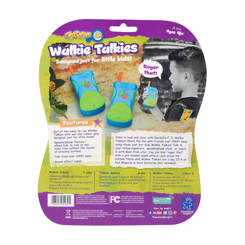Educational Insights New - Educational Insights GeoSafari Jr. Walkie Talkies