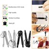 Gasea 8Pcs Keychain Screwdriver, Pocket Screw Driver Key Chain Flathead