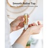 ULG 24-Pack Essential Oil Roller Bottles 10ml, Empty Bottles with