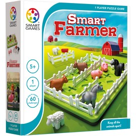 smart games - Smart Farmer, Puzzle Game with 60 Challenges, 4+ Years