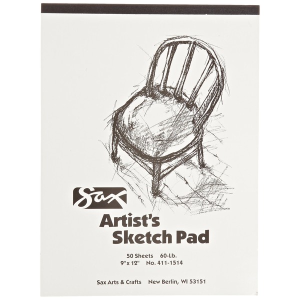 Sax Artists Sketch Pad - 9 x 12 inches -