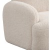 Lilola Home Raelynn 25.5"W Beige Sherpa Fabric Bear-Shaped Kids Armchair