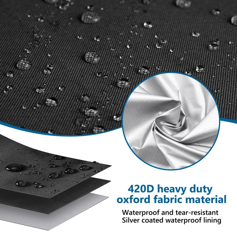 AKEfit 2 Pack Washing Machine Cover, Waterproof Dustproof Washer Dryer