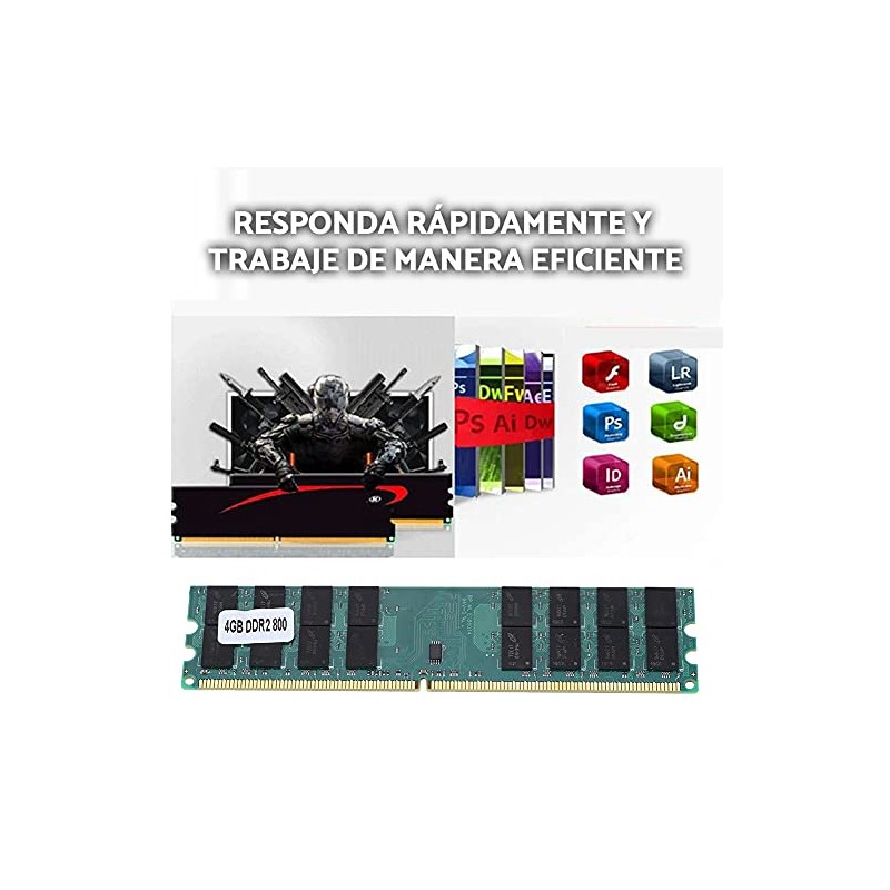 Memoria para Computadora Portátil DDR2 800Mhz 4G,Memoria 240Pin 1.8V Diseñada