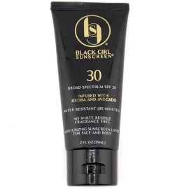 SPF 30 Sunscreen Lotion Face & Body, Lightweight Moisturizing Sun Protection, No White Cast Daily UVA UVB Sunscreen for All Skin Types 2 fl oz