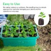 VIVOSUN 12-Pack Seed Starter Trays 144-Cell Germination Reusable Humidity Domes