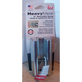 Fenix NEW Fenix Heavy Metal Security Hasp 4" Zinc Plated 402ZN12