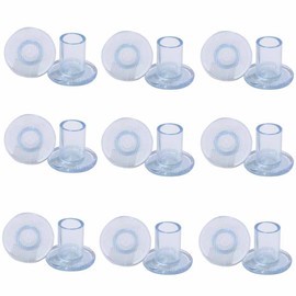 High Heel Protectors 3 Sizes Clear Plastic Covers Shoe Heel Savers Stiletto High Heel Cap for Walking on Grass/Uneven Floor Weddings & Outdoor, Protecting Shoe Heels, Small/Medium/Large - 6 Pairs