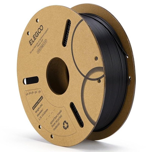 ELEGOO PLA Filament 1.75mm Brown 1KG, 3D Printer Filament Dimensional