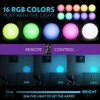 Mr.Go 8-inch Ultra-Fun LED Glowing Ball Light w/Remote, RGB Color