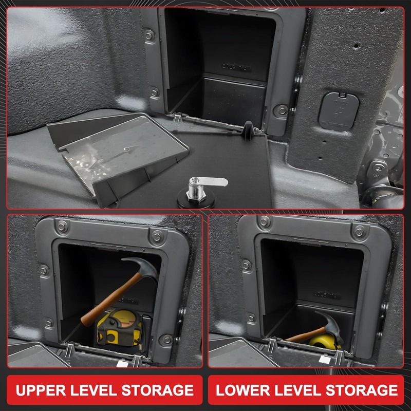 Bed Cargo Partition Storage Bin Compatible with Ford Maverick 2022