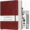 OFFIGIFT Dotted Journal Notebook, 312 Numbered Pages Large B5 Hardcover