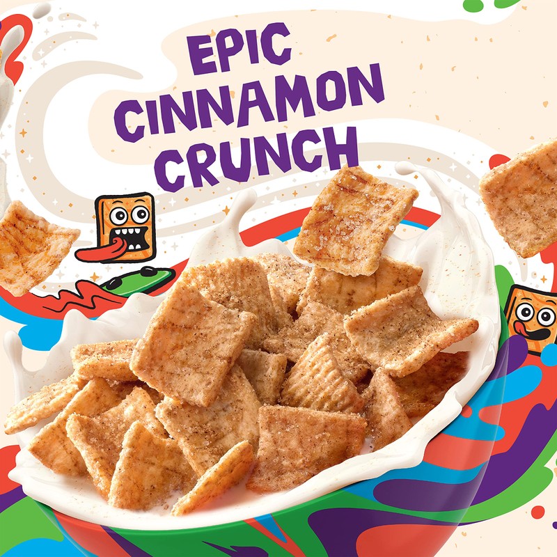 Cinnamon Toast Crunch Breakfast Cereal, Crispy Cinnamon Cereal, Value Bag,