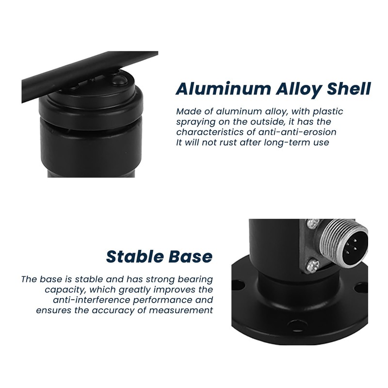 Natudeco Wind Direction Sensor, Aluminium Alloy, Wind Speed and Direction