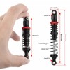 RC Damper 4Pcs RC Shocks Absorber Adjustable Dual Section Dual