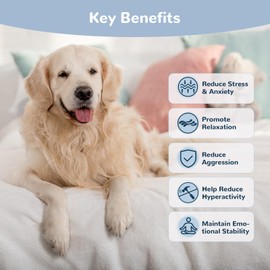 Vetriuntrix Dog Calming Chews, Calming Chews for Dogs with Natural Plant Extracts for Fireworks, Storms, Thunder, Barking, Separation, 200 Count