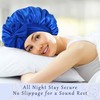 Bonnet with Tie Band, Satin Hair Silk Bonnet for Sleeping