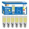 CNSGO CNSGO E14 LED Lampe Kaltwei? 6000K 530 Lumen, 6er-Pack.