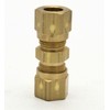 British Made 8mm to 8mm Brass Compression Fitting