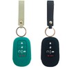QKWL 2Pcs Silicone Keychain Cover, Silicone Key Fob Cover, Key