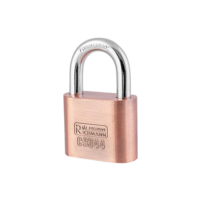 Padlock Hardened Steel Cellar Lock Shackle Lock with 4 Keys