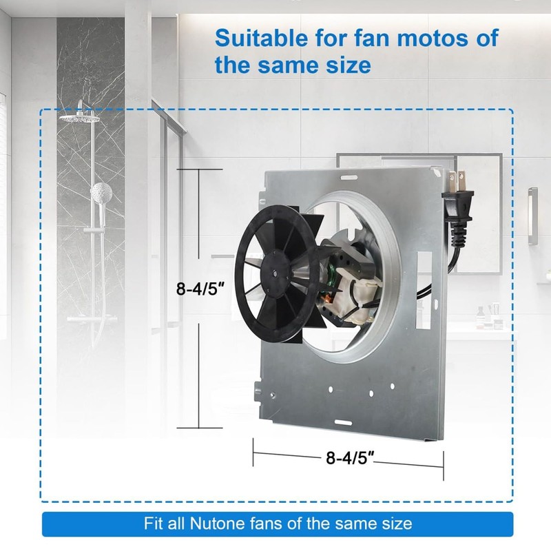 LNTTEK S0503B000 Bathroom Fan Motor Assembly Compatible with Broan NuTone,