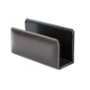 DELMON VARONE Cambridge Letter Stand Top Grain Leather Brown Document