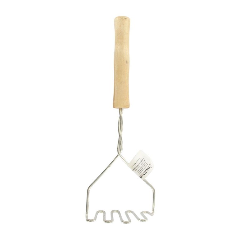 Fackelmann 521417 FCK521417 Potato Press with Wooden Handle 29 cm