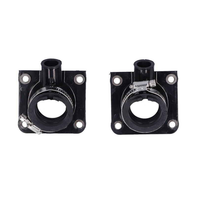 Pair of Carburetor Intake Manifold Boots Rubber Holder Replacement for