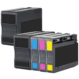 High Performance Part Pack of 5 Compatible Replacement Ink Cartridge H932XL-BK-H933XL/C/M/Y for Hp Office Jet 6600e all-in-one/H Office jet 6700 Premiun e all-in-one/H Office jet 6100 Exprinter