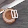 ECSiNG 4pcs Stainless Steel Webbing Double Hole Buckle Sliding Buckle