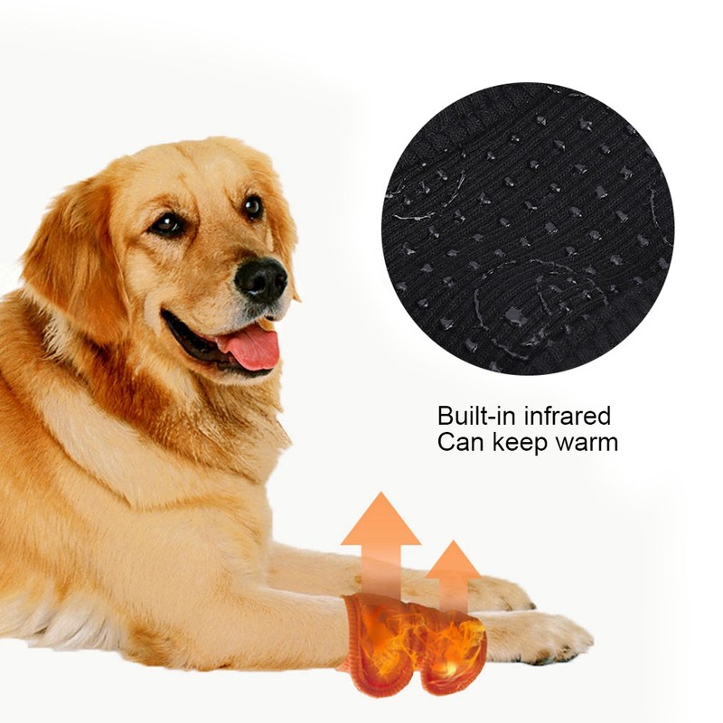 2pcs Dog Cat Leg Brace Elbow Protector Warm Knee Pads