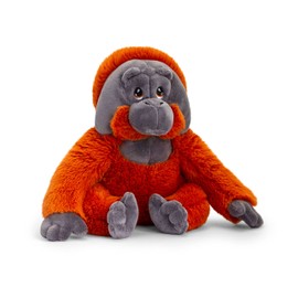 Deluxe Paws Plush Cuddly Soft Eco Wild Animals Toys 100% Recycled (Male Orangutan)